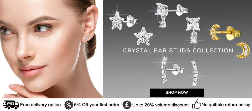 Crystal Ear Studs